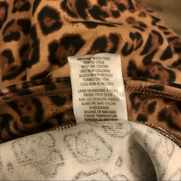 Love, Fire Cheetah Leopard Print Leggings - Picture 5 of 5